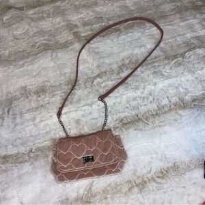 Velvet Pink Hearts Bag 💕